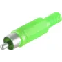 Cinch-Stecker ShiverPeaks 51400-G, grün, Modell 51400-G