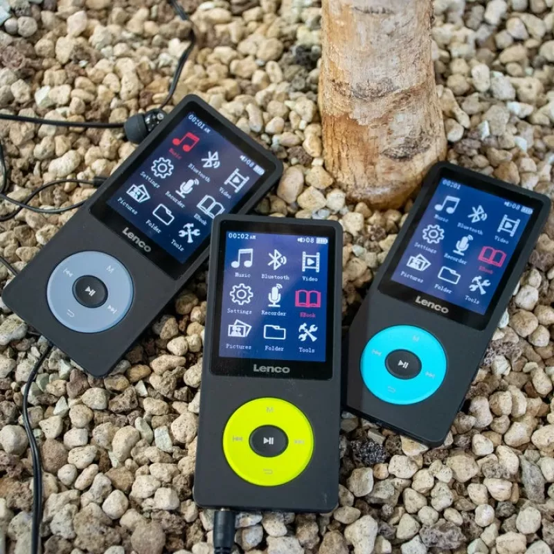 MP3-Player Lenco Xemio-860BU 8 GB Schwarz Blau LCD 18h Wiedergabe