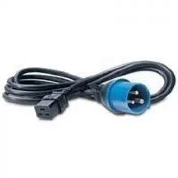 Netzkabel Bachmann 346.112 Schwarz Blau 3 m IEC 309 C19
