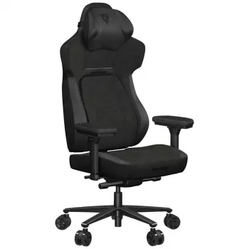 Universal-Gaming-Stuhl Thunder X3 CORE Loft — gepolsterte Sitzfläche und Rückenlehne, Höhe 134–144 cm, Sitzbreite 55 cm, schwarz