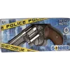 Metallspielzeug-Polizeirevolver Pulio 1556067/0 – 8-Schuss-Trommeln