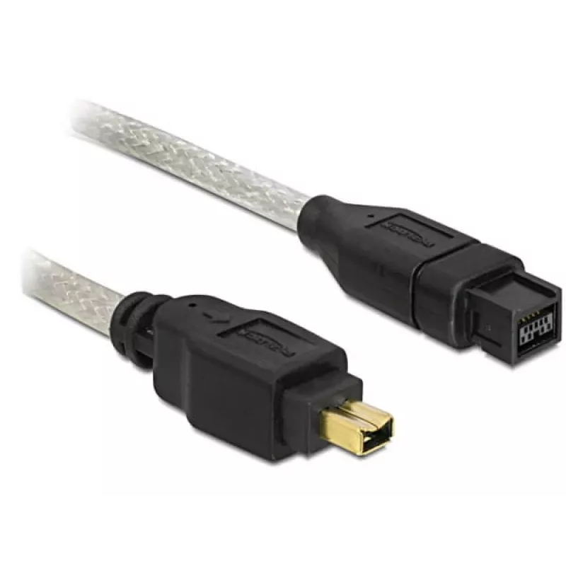 FireWire A/B-Kabel DeLOCK 82588 1,0 m Grau