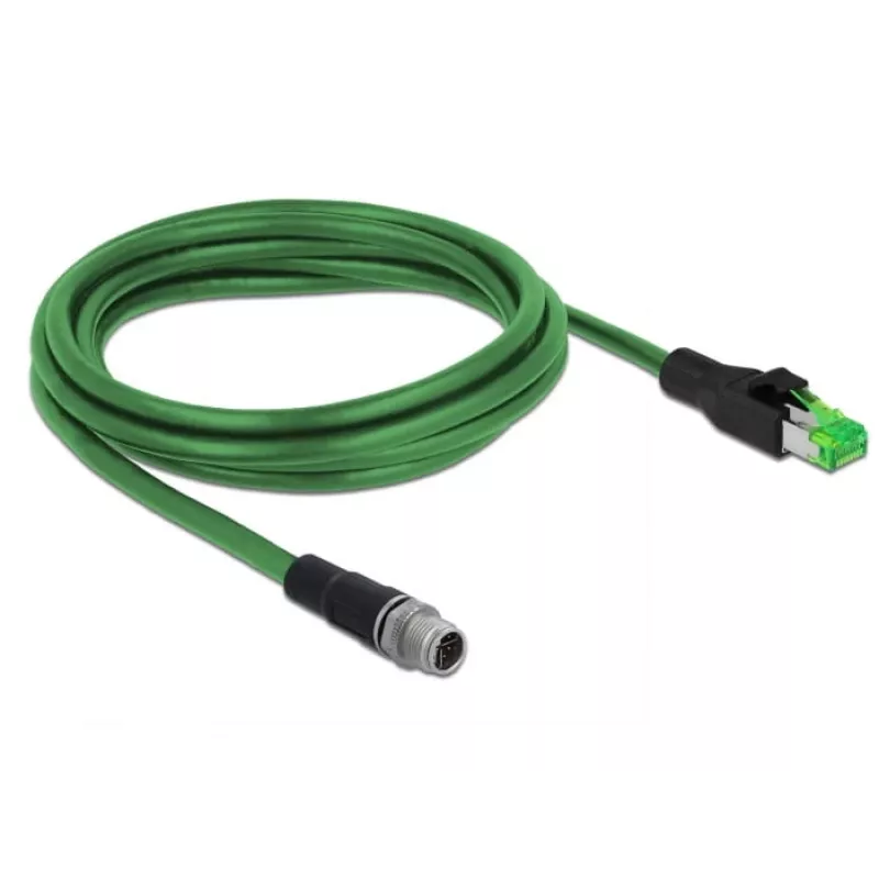 Netzwerkkabel DeLOCK 85438 RJ45 Ethernet Cat6 2m Schwarz