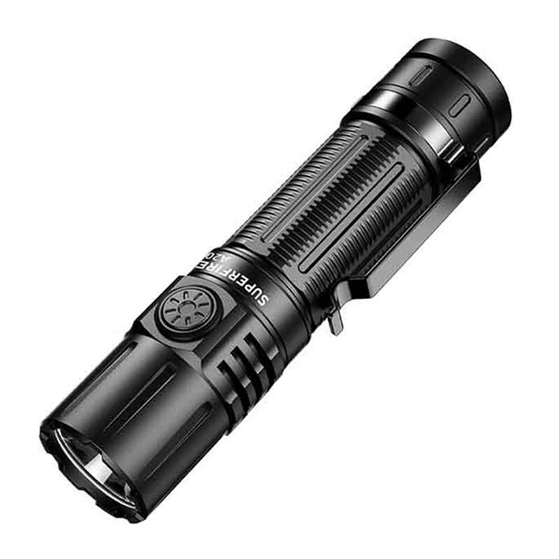 Hand-LED-Taschenlampe Superfire A20 — 1700 lm Leistung, 300 m Leuchtweite