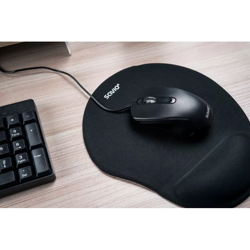 Savio KB-01 Tastatur Home/Office USB QWERTY US Englisch Schwarz