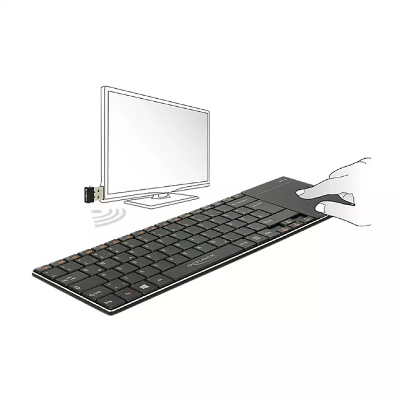 Mobilgerät-Tastatur DeLOCK 12454