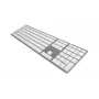 Tastatur Matias Mac Silver FK418BTS-UK — kompaktes Design, USB-Anschluss