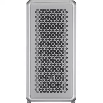 PC-Gehäuse Cooler Master MasterFrame 600 Midi Tower Silber — ATX/Micro-ATX/ITX, gehärtetes Glas, unterstützt 3x140 mm Frontlüfter