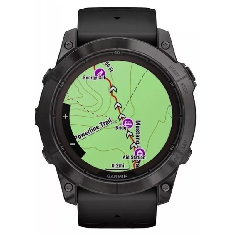 Smartwatch GARMIN fēnix 7X Pro 51 mm, 1,4 Zoll (3,56 cm) MIP 280×280, Touch, Wi‑Fi, GPS, 32 GB, Schwarz