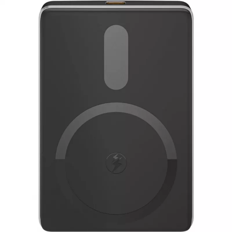 Goobay Magnetische Wireless Powerbank | 70182 | 5000 mAh | USB-C | Schwarz