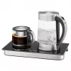 ProfiCook PC-TKS 1056 Wasserkocher 1,7 L Schwarz, Edelstahl, Transparent