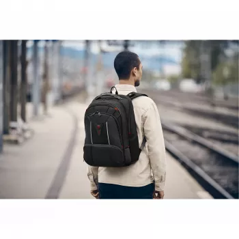 Wenger Carbon Pro Business-Rucksack mit 15,6-Zoll-Laptopfach und Tablet-Tasche Schwarz (653129)