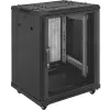19-Zoll-Rack-Schrank QOLTEC 54519 15U – Netzwerk-/Server-Gehäuse, 15U Höhe, 19-Zoll-Montage