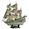 3D LED Puzzle Flying Dutchman Modell L526H, No name — zusammengebautes beleuchtetes Modell