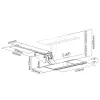 Passiver Halter für Tastatur Maclean MC-795