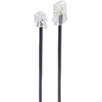 Telefonkabel ShiverPeaks BS70253 3 m Schwarz