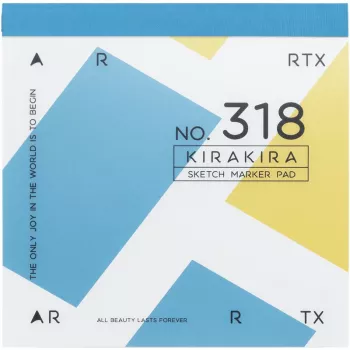 Skizzenbuch Arrtx LC302666, 18 x 18 cm, 56 Blatt, quadratisches Format