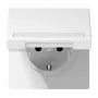 Schuko-Wandsteckdose Jung LS1520BFNAKLWW mit Schutzklappdeckel, Unterputz, 16 A, 230 V
