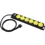 Steckdosenleiste EUROLITE 30240158 – 6-fach IP44 spritzwassergeschütztes Verlängerungskabel, 10 m Kabel