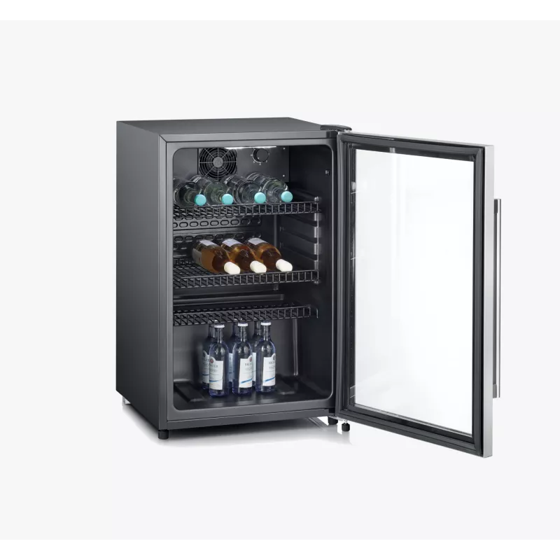 Kompressor-Weinkühlschrank Severin FKS 8840 42 Flaschen freistehend Schwarz
