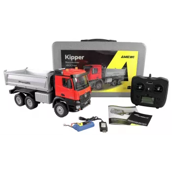 Amewi 22684 Funkgesteuerter Muldenkipper 1:14 Elektromotor Li-Ion 2500mAh