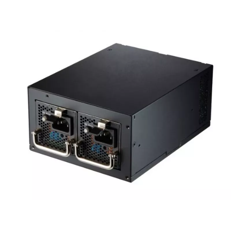 FSP Twins PRO 700W Netzteil PS2 ATX Redundant ATX Schwarz, 700 W, 100 - 240 V, 50 - 60 Hz, 10-5 A, Aktiv, 130 W
