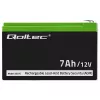 Qoltec 53076 AGM-Batterie | 12V | 7Ah | Sicherheit