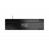 Kabelgebundene schlank-Multimedia-Tastatur NATEC HERRING — schwarz, Low-Profile-Layout, Multimediatasten