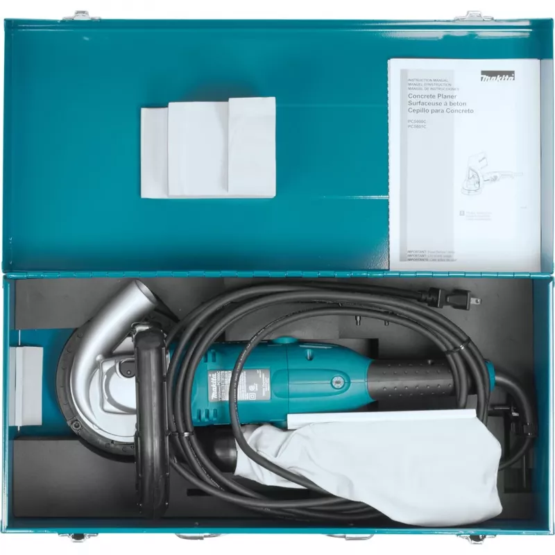 Makita PC5001C tragbarer Schleifer 10500 U/min Schwarz, Blau 1400 W