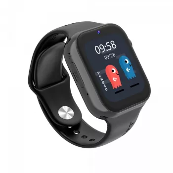 Garett Kids Twin 2 4G Kinder-Smartwatch, 1,83" IPS, GPS, Schwarz