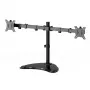 Gembird MS-D2ST-02 Monitor-Tischständer (drehen, neigen, schwenken), 13”-32”, schwarz