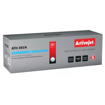 Activejet ATH-381N Toner (Ersatz für HP 312A CF381A; Supreme; 2700 Seiten; Cyan)