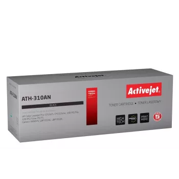 Activejet ATH-310AN Toner (Ersatz für Canon, HP 126A CRG-729B, CE310A; Premium; 1200 Seiten; schwarz)