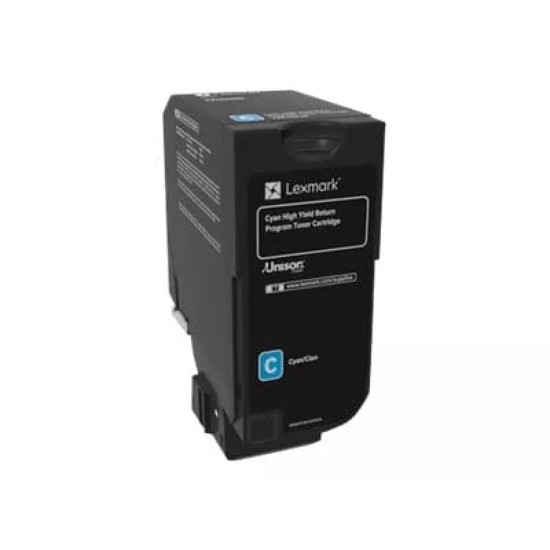 Toner Lexmark RETURN-Tonerkartusche Cyan 74C2HC0 3000 Seiten