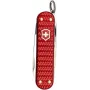 Taschenmesser Victorinox Classic SD Precious Alox Iconic Red — kompaktes Schlüsselanhänger-Multitool, kleine Klinge, Schere, Nagelfeile