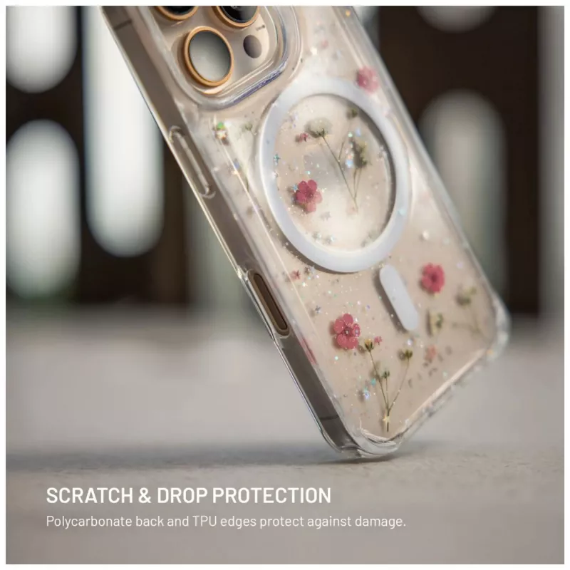 Rückseitenabdeckung FIXED für Apple iPhone Air – TPU, MagBloom-kompatibel, Blush Plum