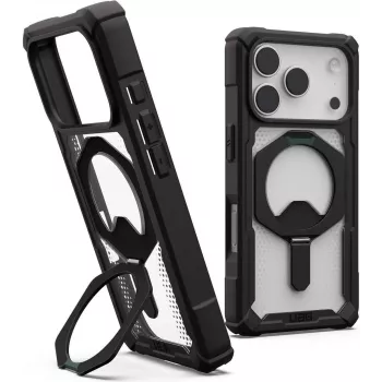UAG Urban Armor Gear Plasma XTE MagSafe Kickstand Hülle | Apple iPhone 17 Pro | schwarz/transparent | 11452711404G (11452711404G)