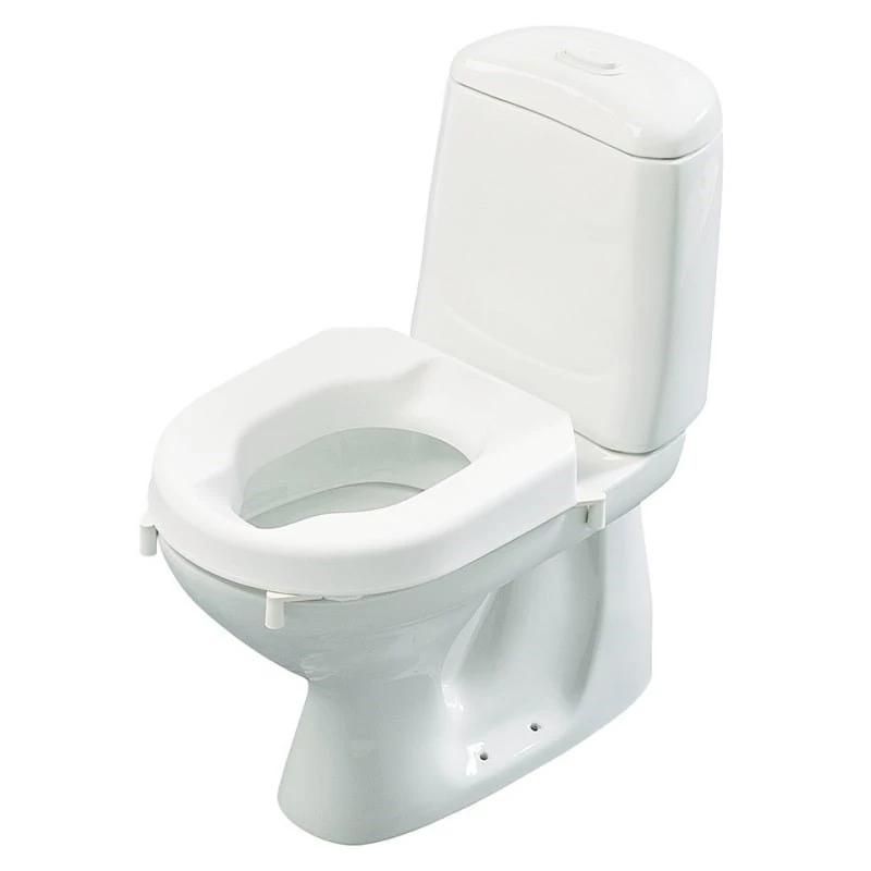 Etac Hi-Loo erhöhter Toilettensitz mit Deckel, 10 cm