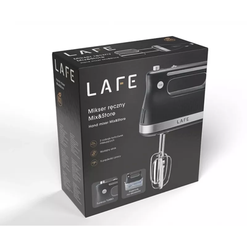 Handrührgerät LAFE MIX & STORE 500 W Schwarz MB_LAFMIX47473