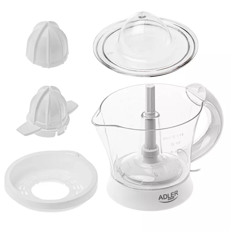 Adler Zitruspresse | AD 4014 | Typ Zitruspresse | Weiß | 40 W | Anzahl der Geschwindigkeiten 1