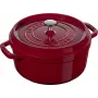 Runde Gusseisen-Kasserolle STAUB La Cocotte 6,7 l, kastanienbraun, ZWILLING