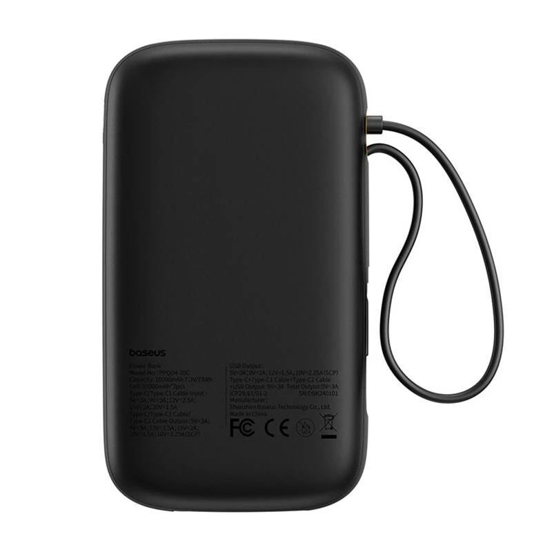 Baseus PPQD4-20C Lithium Polymer (LiPo) 20000 mAh Schwarz