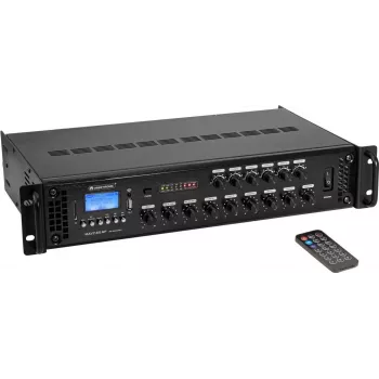 Mischverstärker Omnitronic MAVZ-60.6P 60W 100V – ELA-Mischverstärker mit 60 W Ausgangsleistung und 100-V-Linientechnik