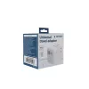 Reiseadapter GEMBIRD TPA-2A3C70-01-W – Steckertyp I, 3× USB-C (70 W), 2× USB-A (18 W), 100–250 V, weiß