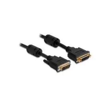 DVI-I-Kabel DeLOCK 83108 3 m Schwarz