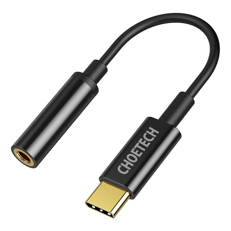 Audioadapter CHOETECH USB Typ-C (Stecker) auf 3,5 mm Klinke (Buchse) Modell AUX003