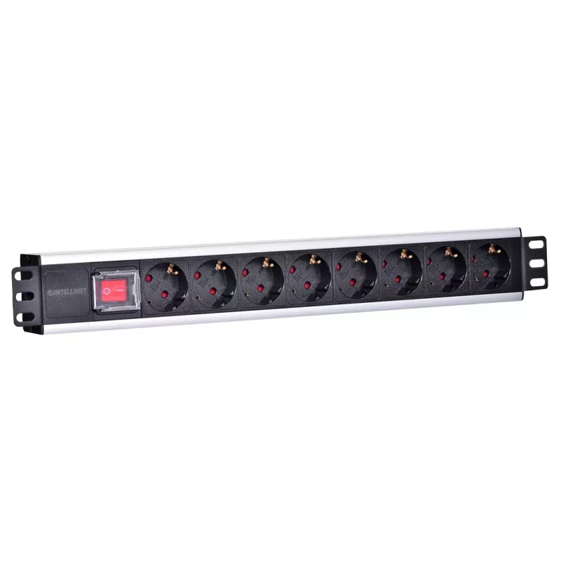 Steckdosenleiste Rackmount Intellinet 19 Zoll 8-fach Deutsche Ausführung