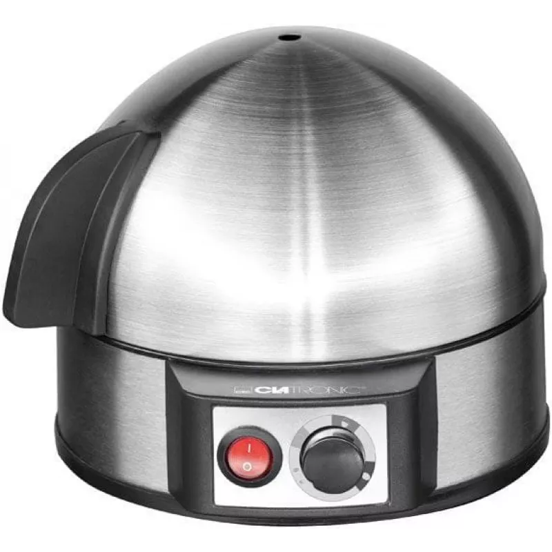 Clatronic EK 3321 Eierkocher 7 Eier 400 W Schwarz, Edelstahl