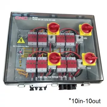 PV-Kombinator-Box CNC NV822553 DC 10-in 10-out IP66