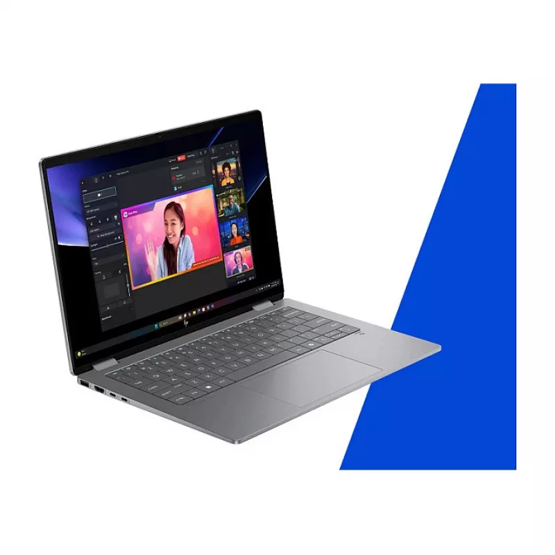 HP OmniBook X Flip Next Gen AI Laptop 14-fm0056ng - Flip-Design - Intel Core Ultra 5 226V / 2,1 GHz - Win 11 Home - Arc Graphics 130V - 16 GB RAM - 512 GB SSD NVMe - 35,6 cm (14)